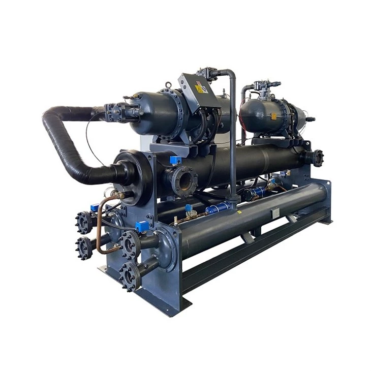 Double compressor water cooled screw chiller (5)(001)
