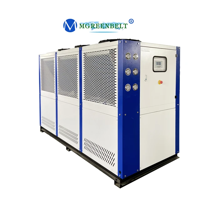 Portable Compact Out Door Modular Air Cooled Scroll Storage Water Tank Water Chiller Manufacturer