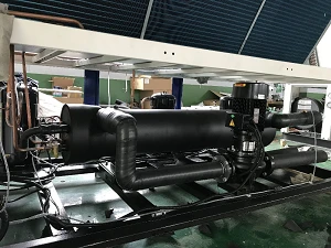 shell and tube evaporator of chiller